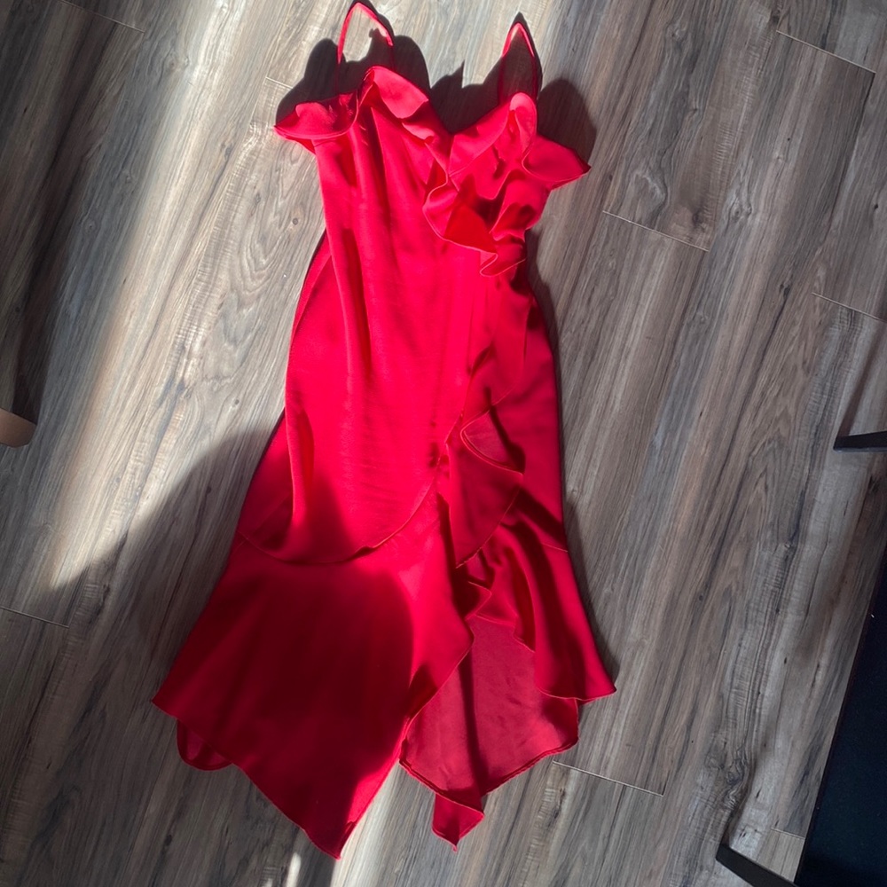 XSCAPE red cocktail Dress
